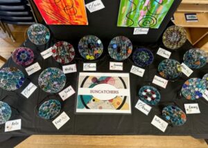 Skipwith Academy at Forest Avenue Montessori Art Show Suncatchers