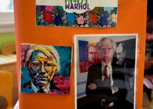 Skipwith Academy at Forest Avenue Montessori Art Show Warhol