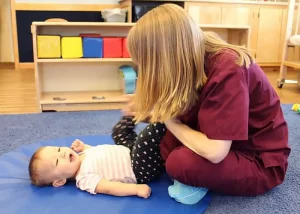 Skipwith Academy Rutland Infant Room with Staff