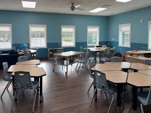 Skipwith Academy at Enon Youth Zone before and after school care classroom